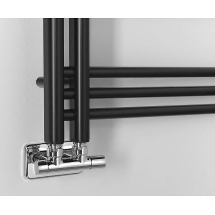 Sapho - Badeværelsesradiator DORLION 90x50 cm mat sort