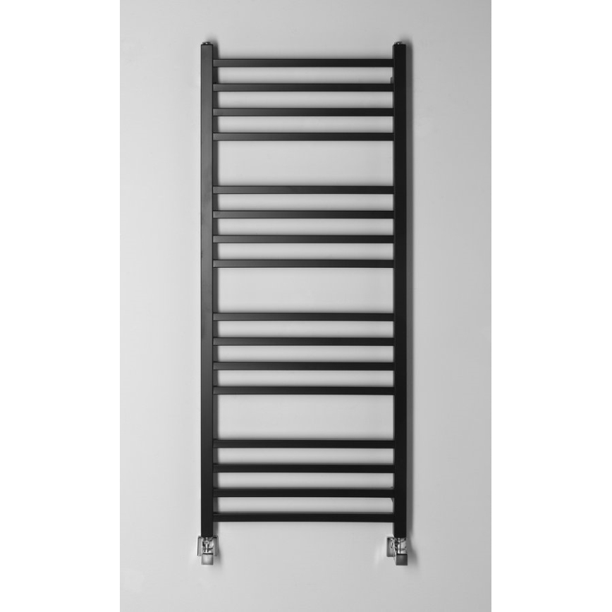 Sapho - Badeværelsesradiator METRO 120x50 cm mat sort