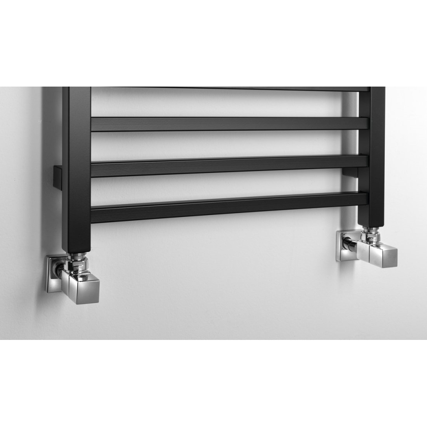 Sapho - Badeværelsesradiator METRO 120x50 cm mat sort