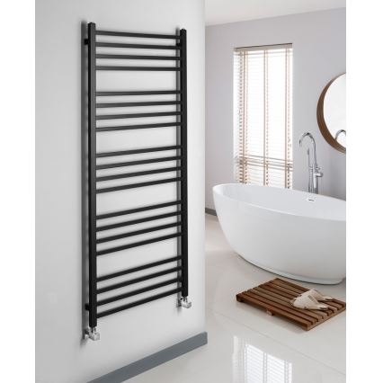 Sapho - Badeværelsesradiator METRO 151x60 cm mat sort