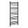 Sapho - Badeværelsesradiator METRO 557W 60x151 cm mat sort