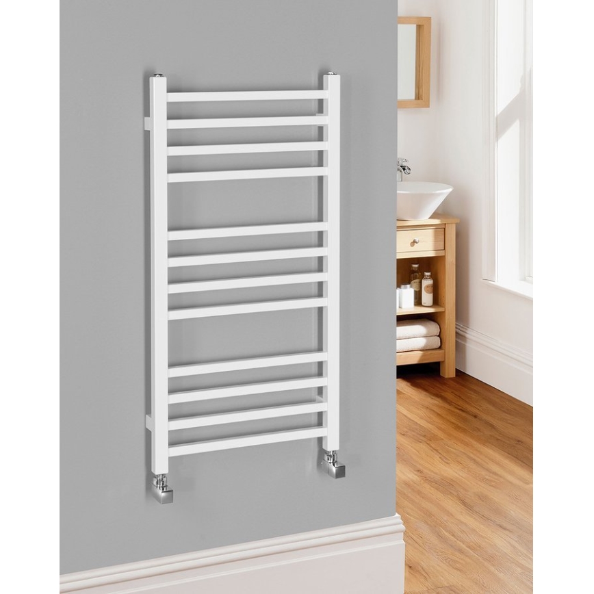 Sapho - Badeværelsesradiator METRO 89x45 cm hvid