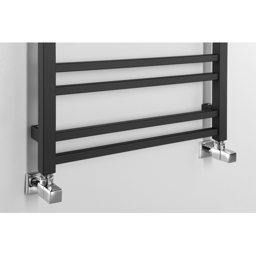 Sapho - Badeværelsesradiator METRO DOS 143x55 cm mat sort