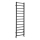 Sapho - Badeværelsesradiator METRO DOS 150x40 cm mat sort