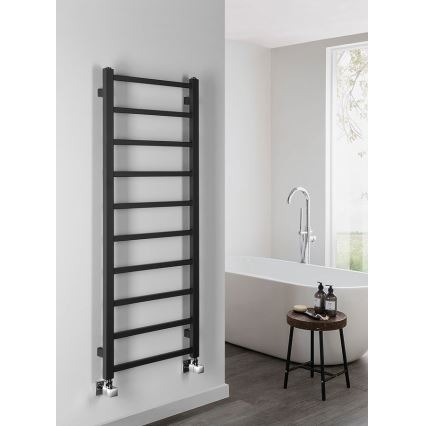 Sapho - Badeværelsesradiator METRO DOS 247W/230V 40x114 cm mat sort