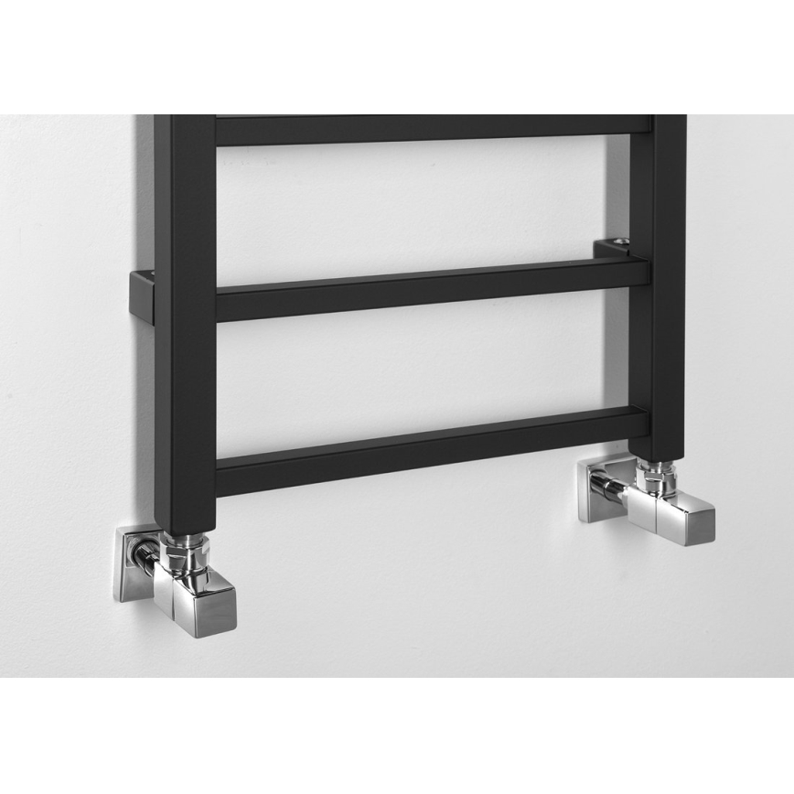 Sapho - Badeværelsesradiator METRO DOS 323W 40x150 cm mat sort