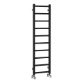 Sapho - Badeværelsesradiator METRO LIGHT 114x30cm mat sort