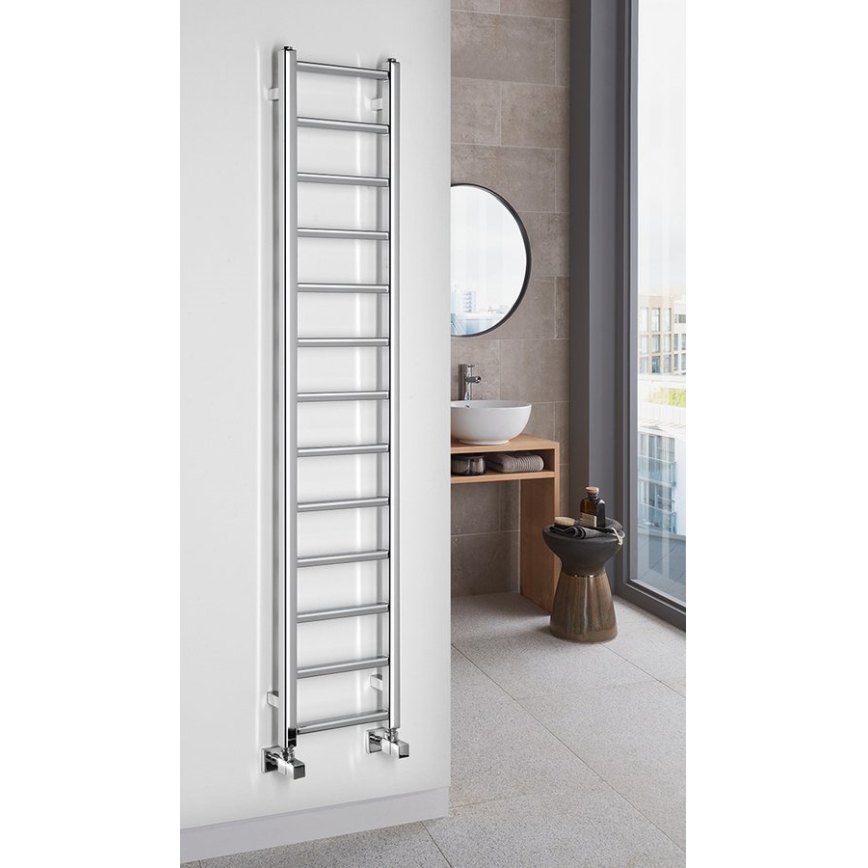Sapho - Badeværelsesradiator METRO LIGHT 276W/230V 30x150 cm poleret krom