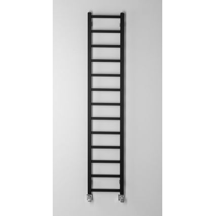Sapho - Badeværelsesradiator METRO LIGHT 276W 30x150 cm mat sort