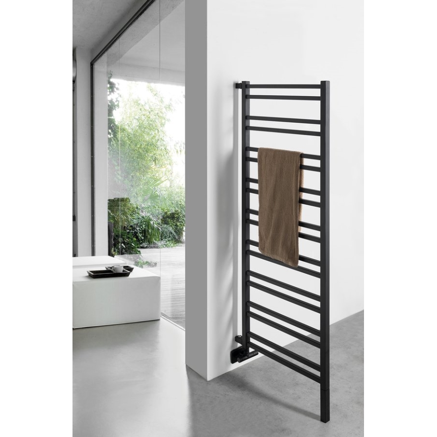 Sapho - Badeværelsesradiator METRO SPACE 525W/230V 55x143 cm mat sort