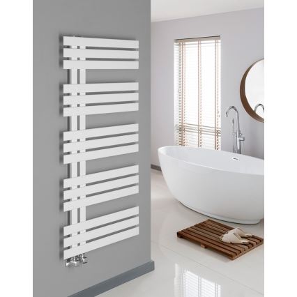 Sapho - Badeværelsesradiator SILVANA 123x50 cm hvid