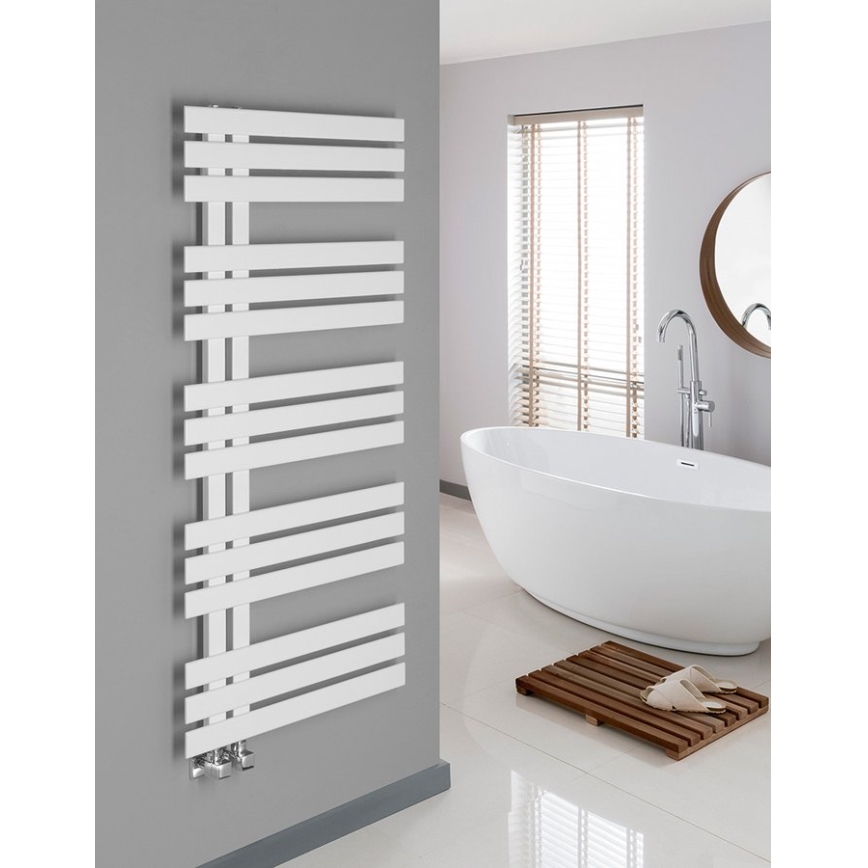 Sapho - Badeværelsesradiator SILVANA 123x50 cm hvid