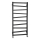 Sapho - Badeværelsesradiator ZIG 110x50 cm antracit