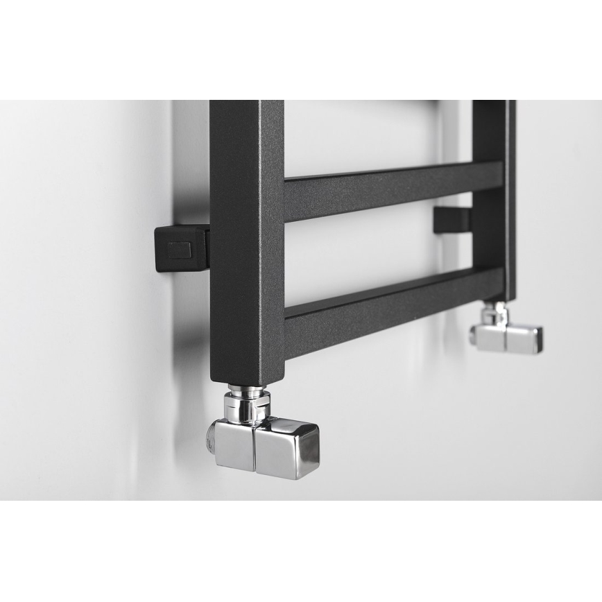 Sapho - Badeværelsesradiator ZIG 110x50 cm antracit