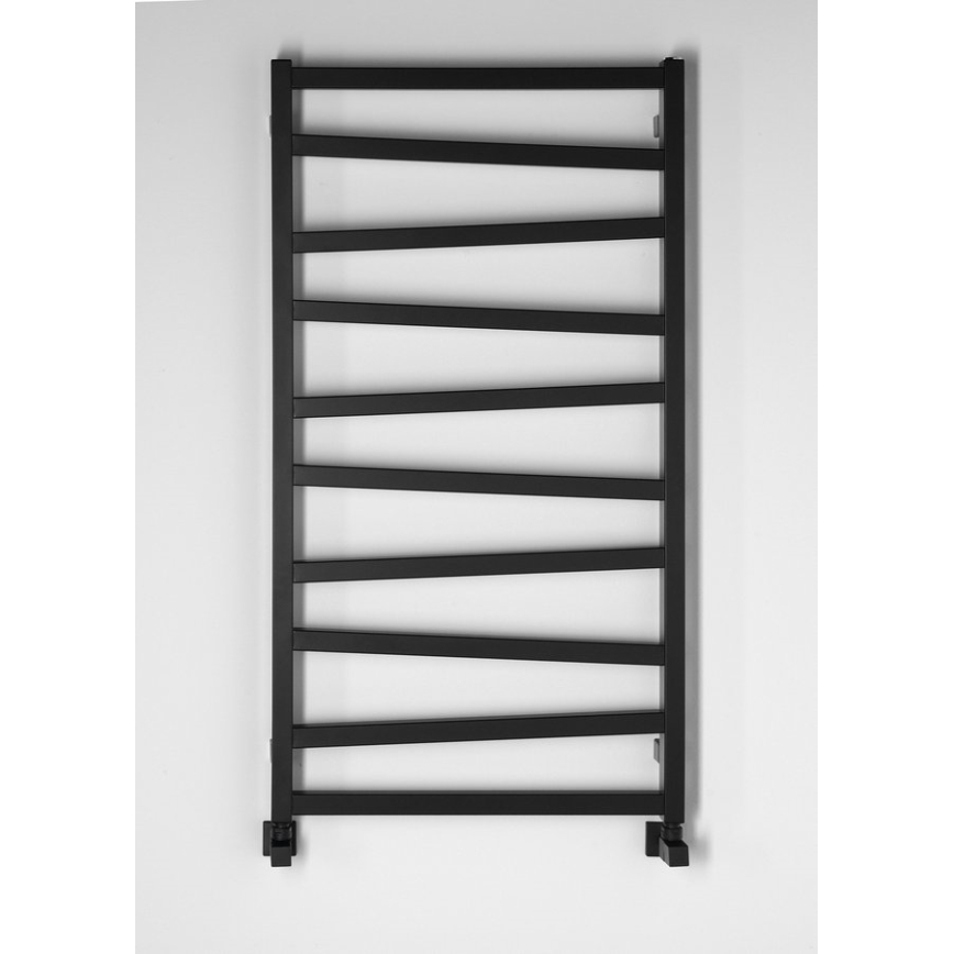 Sapho - Badeværelsesradiator ZIG 110x60 cm sort