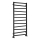 Sapho - Badeværelsesradiator ZIG 133 x 60 cm, sort