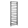 Sapho - Badeværelsesradiator ZIG 157x50 cm antracit