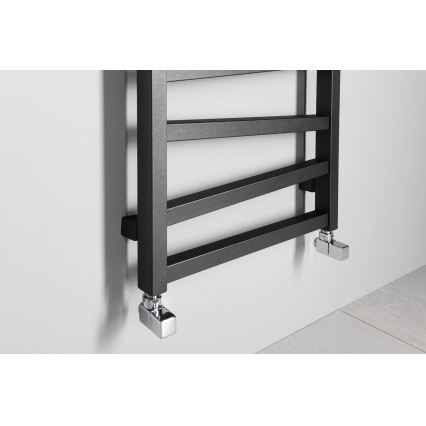 Sapho - Badeværelsesradiator ZIG 582W/230V 50x157 cm antracit