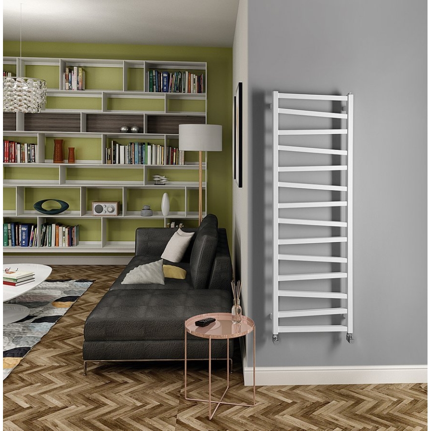 Sapho - Badeværelsesradiator ZIG 582W/230V 50x157 cm hvid