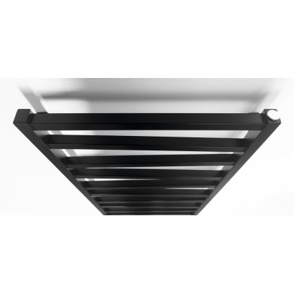 Sapho - Badeværelsesradiator ZIG 601W/230V 60x133 cm sort