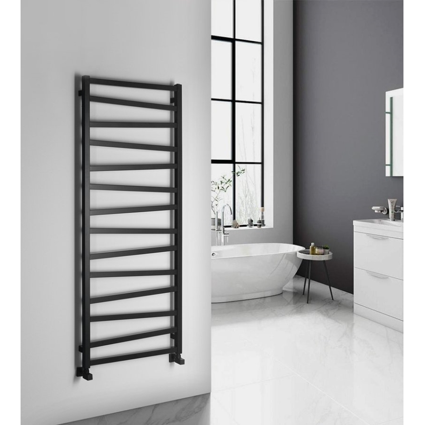 Sapho - Badeværelsesradiator ZIG 709W 60x157 cm sort