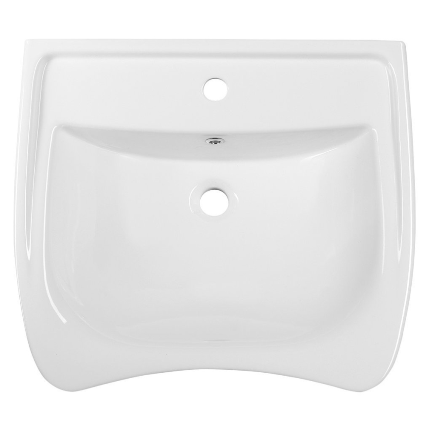 Sapho - Barrierfri væghængt håndvask DISABLED 60x55 cm keramik/hvid