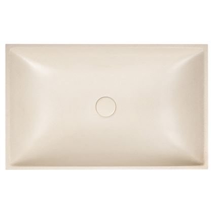 Sapho - Bordmonteret håndvask 58x36 cm beton/beige