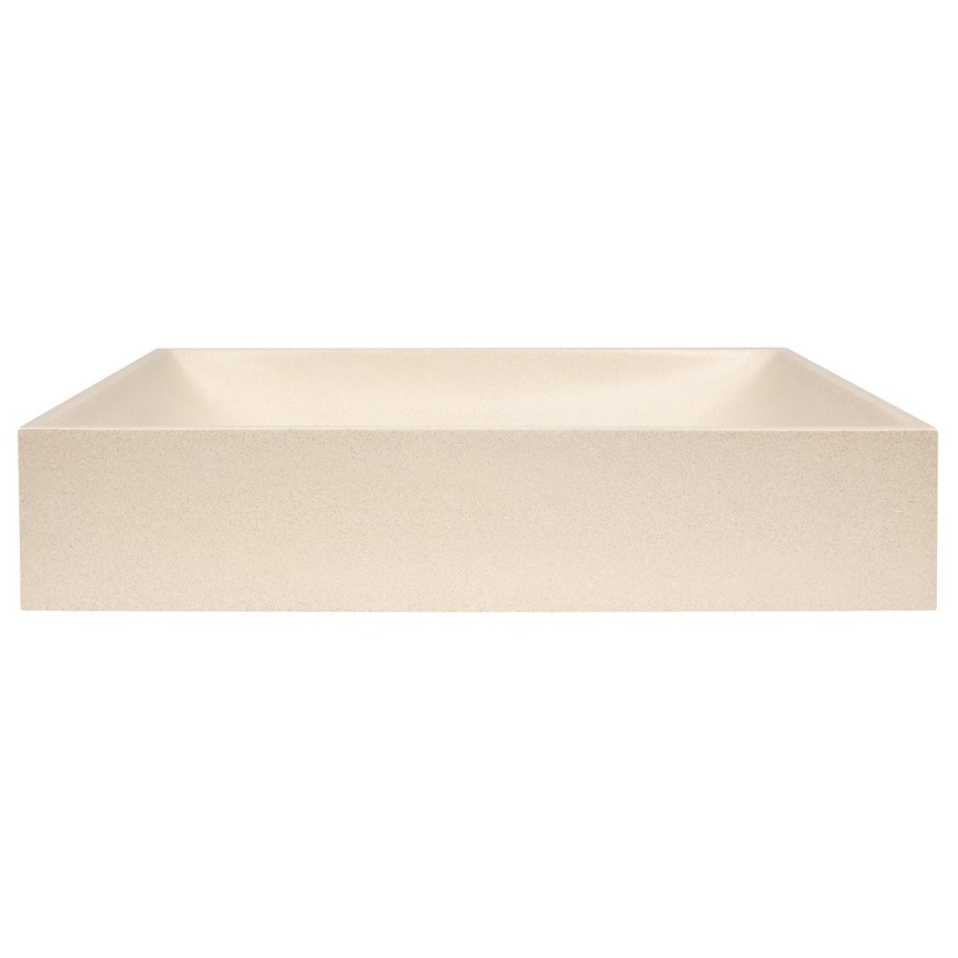 Sapho - Bordmonteret håndvask 58x36 cm beton/beige