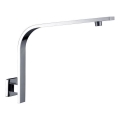 Sapho - Brusearm kantet 33 cm skinnende krom