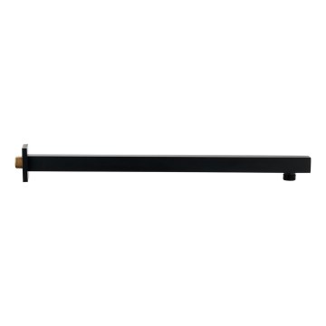 Sapho - Brusearm kantet 40 cm mat sort