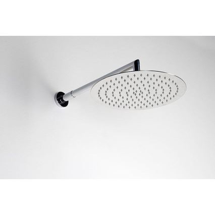 Sapho - Brusearm rund 38 cm skinnende krom