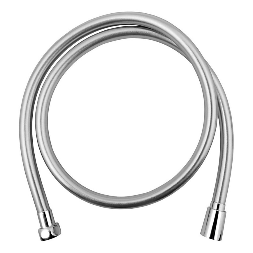 Sapho - Bruserslange SOFTFLEX 120 cm metalisk sølv