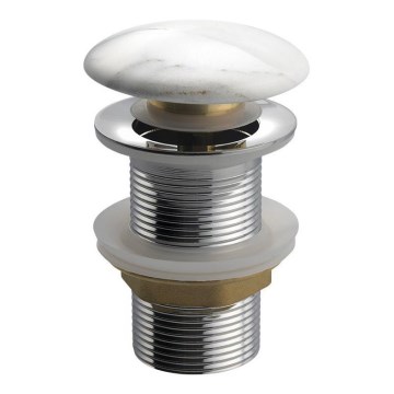 Sapho - Bundventil til håndvask Click-Clack DALMA Ø 6,7 cm carrara