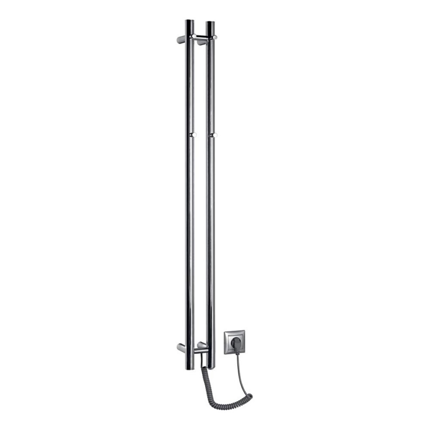 Sapho - Elektrisk håndklædeholder PAPINADO 40W/230V 120 cm skinnende krom