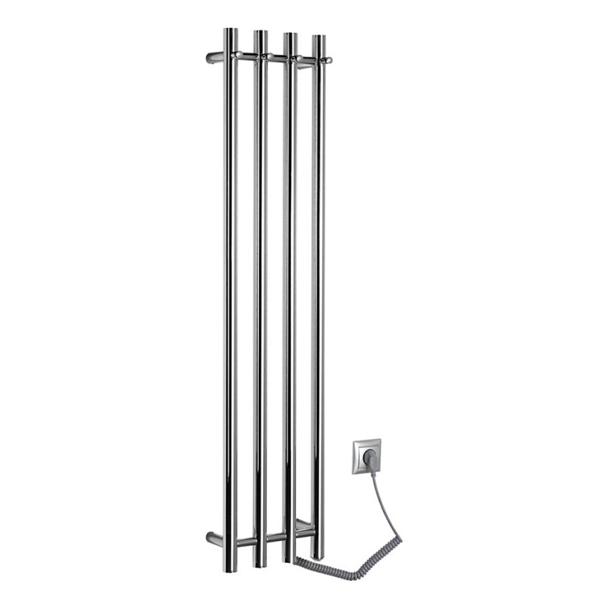 Sapho - Elektrisk håndklædeholder PAPINADO 85W/230V 120 cm skinnende krom højre
