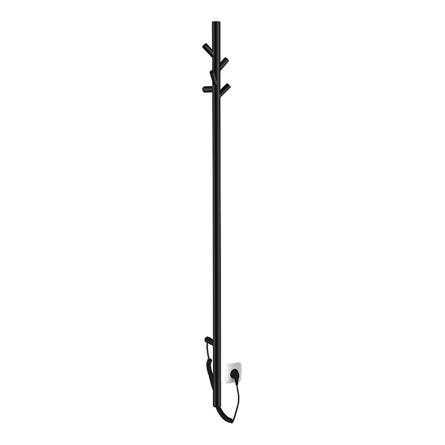 Sapho - Elektrisk håndklædeholder PASADOR 30W/230V 150 cm mat sort
