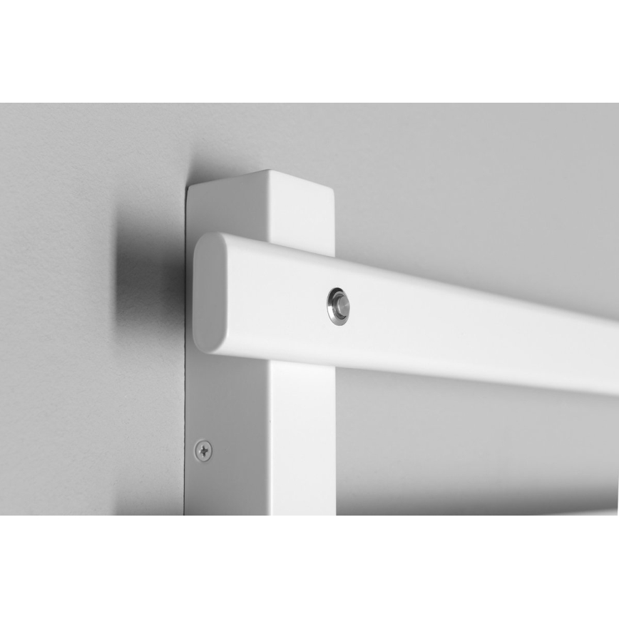 Sapho - Elektrisk håndklædetørrer ELCOR 128W 92x48 cm mat hvid