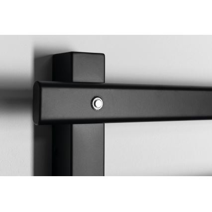 Sapho - Elektrisk håndklædetørrer ELCOR 63W/230V 48x52 cm mat sort