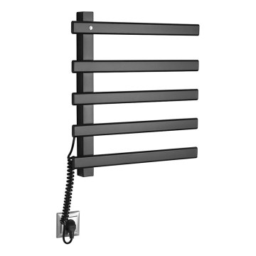 Sapho - Elektrisk håndklædetørrer ELCOR 63W 48x52 cm mat sort