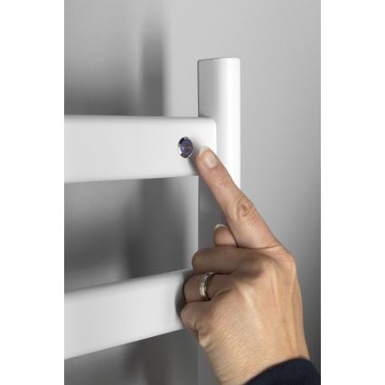 Sapho - Elektrisk håndklædetørrer ELIAS 105W/230V 49x73 cm mat hvid