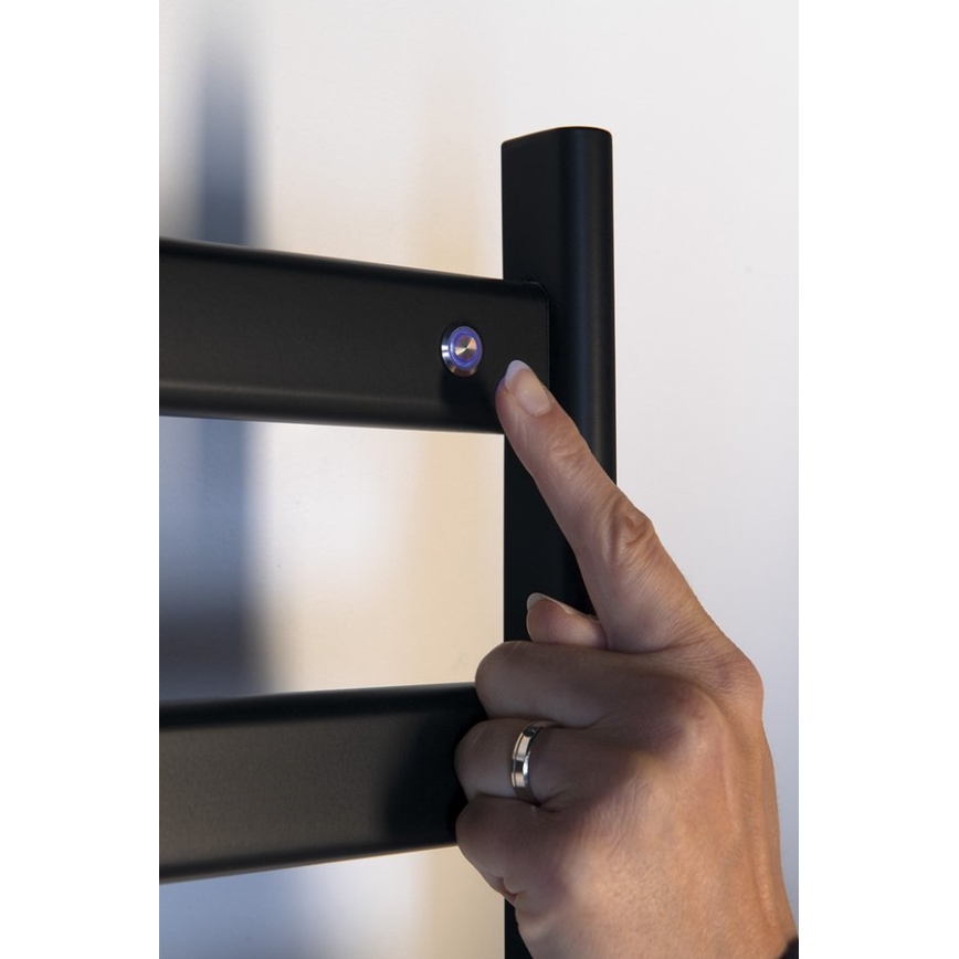 Sapho - Elektrisk håndklædetørrer ELIAS 105W/230V 49x73 cm mat sort