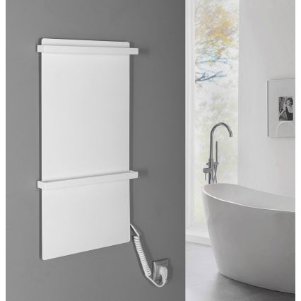 Sapho - Elektrisk håndklædetørrer ELMIS 120W 80x40 cm mat hvid