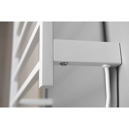 Sapho - Elektrisk håndklædetørrer ELZOR 60W/230V 47x50 cm mat hvid