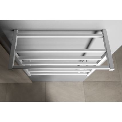 Sapho - Elektrisk håndklædetørrer ELZOR 60W  47x50 cm mat hvid