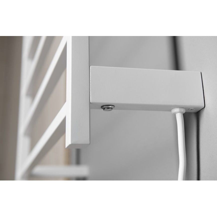 Sapho - Elektrisk håndklædetørrer ELZOR 60W  47x50 cm mat hvid