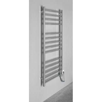 Sapho - Elektrisk håndklædetørrer ESKINADO 130W 150x60 cm rustfrit stål/poleret krom