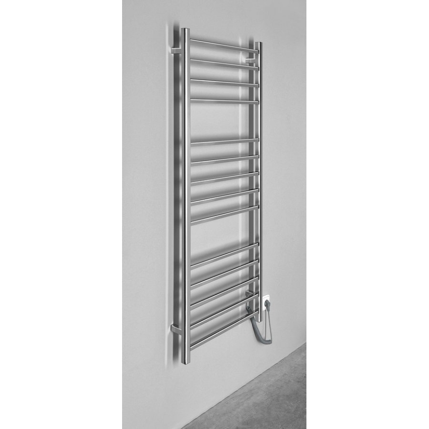 Sapho - Elektrisk håndklædetørrer ESKINADO 130W 150x60 cm rustfrit stål/poleret krom