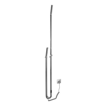 Sapho - Elektrisk håndklædetørrer med timer DUOPASSO 45 W 170 x 12 cm poleret krom