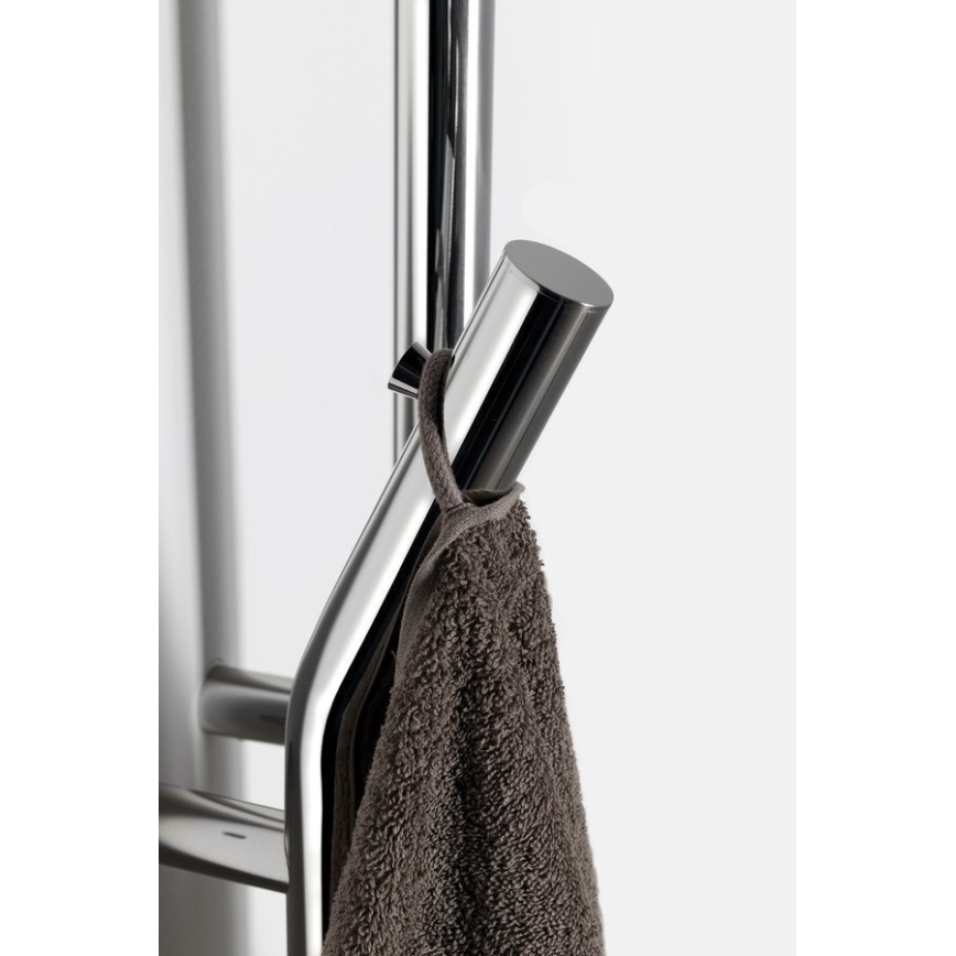Sapho - Elektrisk håndklædetørrer med timer DUOPASSO 45 W 170x12 cm poleret krom