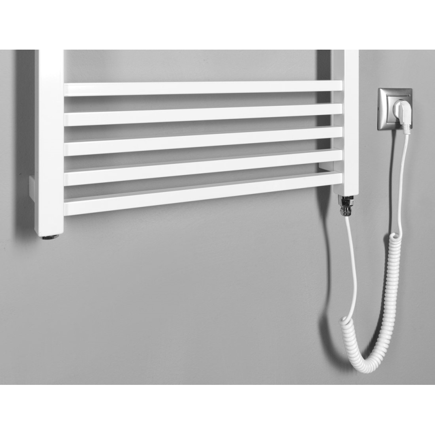 Sapho - Elektrisk håndklædetørrer METRO-E 400W 106x50 cm hvid